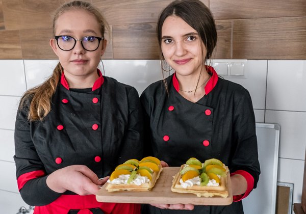 Efekty pracy uczniow kierunku technikum zywienia i uslug gastronomicznych